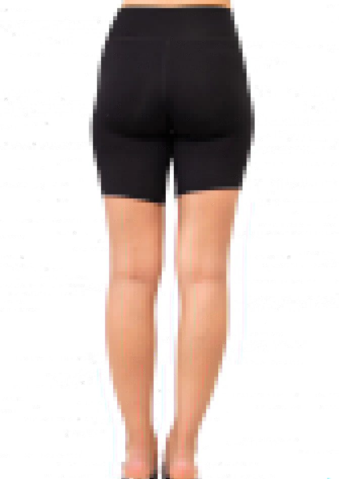 Black Hallie Bamboo Shorts